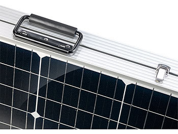revolt Faltbares mobiles Solar-Panel mit monokristallinen Zellen, 110 Watt
