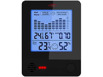 AA Digital LCD Innentemperatur-Feuchtemessgerät Thermometer Hygrometer Komfort 