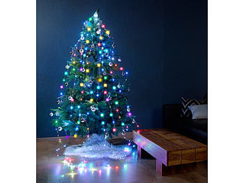 Weihnachts LED Lichterkette bunt blinkend 3,8m mit 30 Leds 