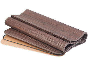 infactory Faltbarer Bambus-Wäschekorb mit Deckel und Wäschesack, 100 l, braun