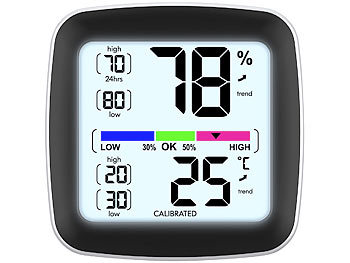 Digital Großer LCD Thermometer Temperatur Hygrometer Termometer Luftfeuchtigkeit 