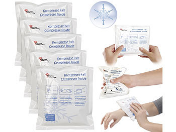 Kühlpacks: newgen medicals 10er-Set Einweg-XL-Kühlkompressen zur sofortigen Anwendung, 15 x 17 cm