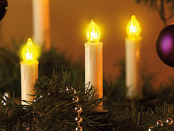 Tannenbaum Lichterkette Kerzen