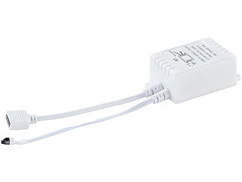 Lunartec Fernbedienung & Empfänger für weiße/warmweiße LED-Streifen