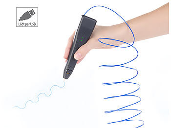 FreeSculpt 3D-Drucker-Stift mit USB-Stromversorgung, inkl. 15er-Set ABS-Filament