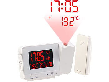 Wetterstation Uhr Netzteil Projektionsuhr Wecker Uhr Kalender Display Adapter 