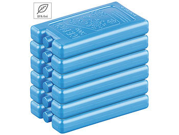 Kühlakku: PEARL 6er-Set Kühlakkus mit je 200 g Füllung, für bis 12 Stunden Kühlung