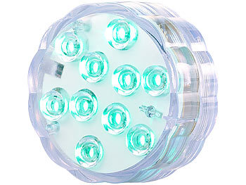 1/2/6x LED Unterwasser RGB Licht Springbrunnen Poolbeleuchtung Lampe Wasserdicht 
