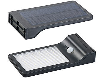 LED-Solar-Wandleuchte mit Bewegungsmelder