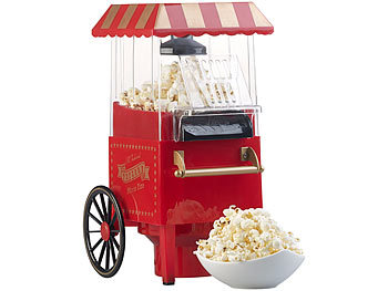 1.200 Watt Heißluft-Popcorn-Maschine mit Auffangschale für 80 g Mais 