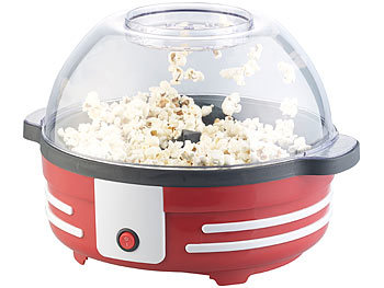 Kleine Profi Popcornmaschine Kino Cinema Popcorn Automat Edelstahl Rührwerk Neu 