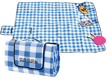 Picknickdecke Campingdecke Picknick Decke Fleece Reisedecke Matte 150x130cm 