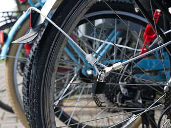 Schlosskette Sicherheit Fahrräder Drahtseil Fahrrad Diebstahlsicherung 
