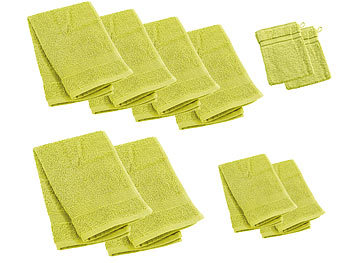 Wilson Gabor Handtuchset aus Baumwoll-Frottee, 10er-Set, grün