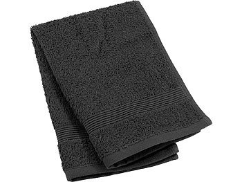Wilson Gabor Handtuchset aus Baumwoll-Frottee, 10er-Set, schwarz