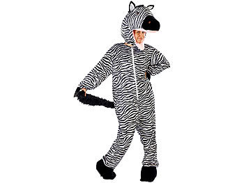 Funnywords® Zebra Kostüm - Warnweste schwarz JGA Karneval Kostüm