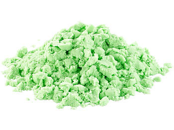 Playtastic Kinetischer Sand, formbar und formstabil, fein, grün, 500 g