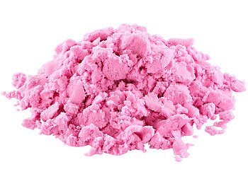 Playtastic Kinetischer Sand, formbar und formstabil, fein, pink, 500 g