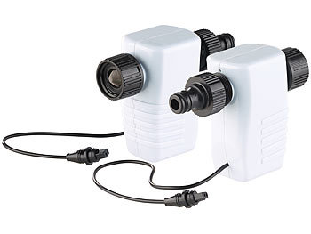 Garten-Wassercomputer: Royal Gardineer Bewässerungs-Adapter mit Magnet-Ventil für Station BWC-400, 2er-Set