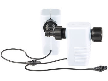 Royal Gardineer Digitaler Bewässerungscomputer mit Display und 2 Schlauch-Anschlüssen
