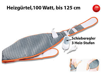 Wärmegürtel: Wilson Gabor Elektrischer Heizgürtel für Rücken und Bauch, 100 Watt, bis 125 cm