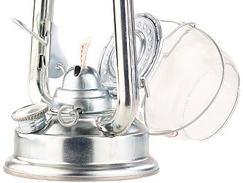 Vintage Glas Zylinder Petroleum Lampe