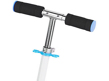 PEARL Klappbarer City-Roller für Kinder, ultraleicht, max. 50 kg, blau