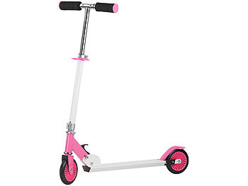 Kinder Roller Scooter Rosa Pink Cityroller klappbar faltbar robust bis 50kg Neu 