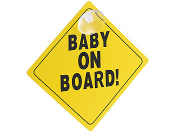 Baby-Schilder für Autos