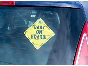 Baby-Schild für Auto