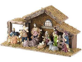 Zubehör/ Dekoration Weihnachtskrippe 2 cm Miniatur Kupferkessel mit Kette matt 