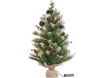 Künstlicher Weihnachtsbaum mit Beleuchtung klein