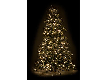 Weihnachtsbaum beleuchtet Globo LED 12W blinkend Kunststoff Sternen Tannenbaum