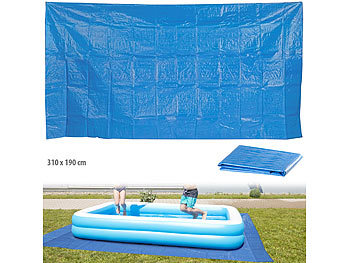 Pool-Zubehöre: Speeron Poolunterlage für aufblasbare Swimmingpools, 310 x 190 cm