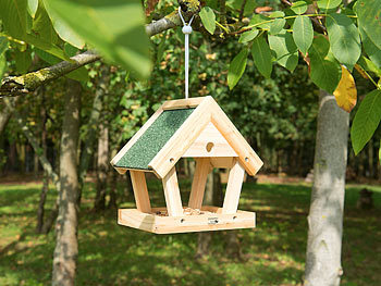 Vogelhaus zum Aufhängen Futterstation Vogelfutterhaus Vogelhäuschen Futterhaus 
