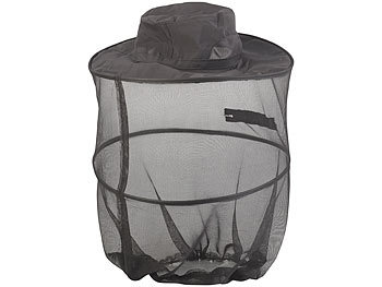 Lot De 2 Moustiquaires De Tête Anti-insectes - Maille Fine 50D Polyester Noir - Protection Complète Pour Activités Extérieures