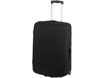 Kofferschutz: Xcase Elastische Schutzhülle für Koffer bis 63 cm Höhe, Größe L, schwarz