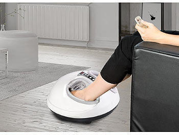 newgen medicals Fußmassagegerät mit Wärmefunktion und 3D-Luftmassage