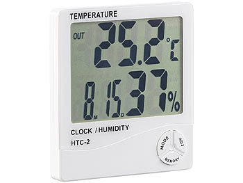 Polaroid Wetterstation Alarm Thermometer Wecker Hygrometer Temperaturanzeige Uhr 