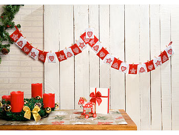 Calendrier De L'Avent 2025 à Remplir - 24 Sachets En Papier Kraft 23x12cm, Réutilisable, DIY, Déco Noël