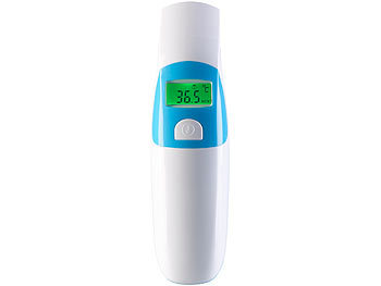 newgen medicals Medizinisches 3in1-Infrarot-Thermometer für Ohr, Stirn und Luft