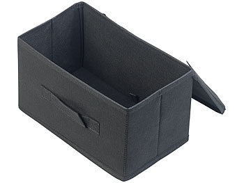 Deckel stapelbare Schubladen Schachteln Regale Aufbewahrungskörbe Regalkörbe Unterwäsche Stoffkörbe