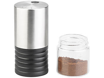 Elektrische Espressomühle Silber Kaffeemühle USB Kaffeemahlmaschine Mahlmaschine 