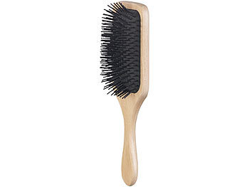 Frisur Haarpflege Locke Carbon Styling Haar Holz Wood Griff Pflege Nylonborste