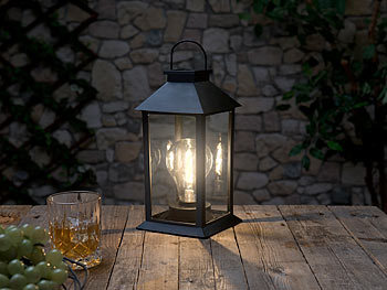 Glüh-Lampe Lumen Lichtbirne Vintage Retro Dämmerungssensor groß XL XXL