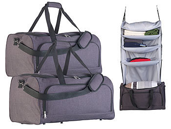 Bag-all Set 8 Cubi Da Viaggio In Cotone – Organizer Per Valigia, Tech Pouch, Borsa Scarpe – Essenziali Da Viaggio, Nero