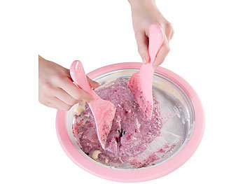 TokioKitchenWare Eis-Teppanyaki-Platte zum Zubereiten von Ice Cream Rolls aus Speiseeis