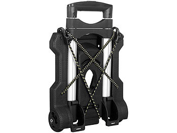 Xcase Ultra-kompakte Falt-Sackkarre mit PVC-Rädern, bis 45 kg belastbar