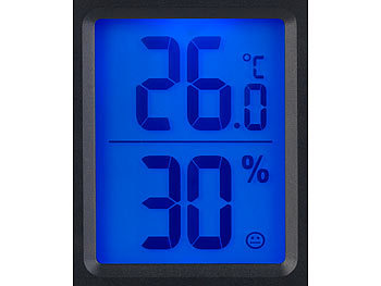 Digitales LCD Thermometer Hygrometer Feuchtigkeitsmesser Innenraumtemperaturuhr 