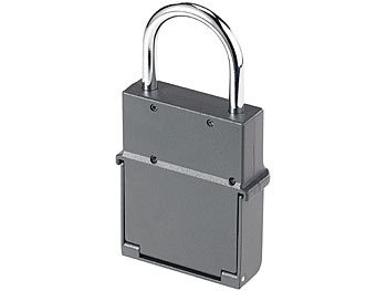 Xcase Strandsafe: Bügel-Schlüssel-Safe, 0,8-mm-Stahl, Zahlenschloss,  flexible Anbringung (Mini Schlüssel Safe)